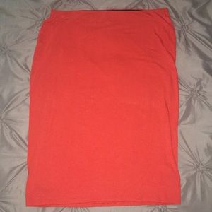 Old Navy Orange Straight Skirt Sz. XL